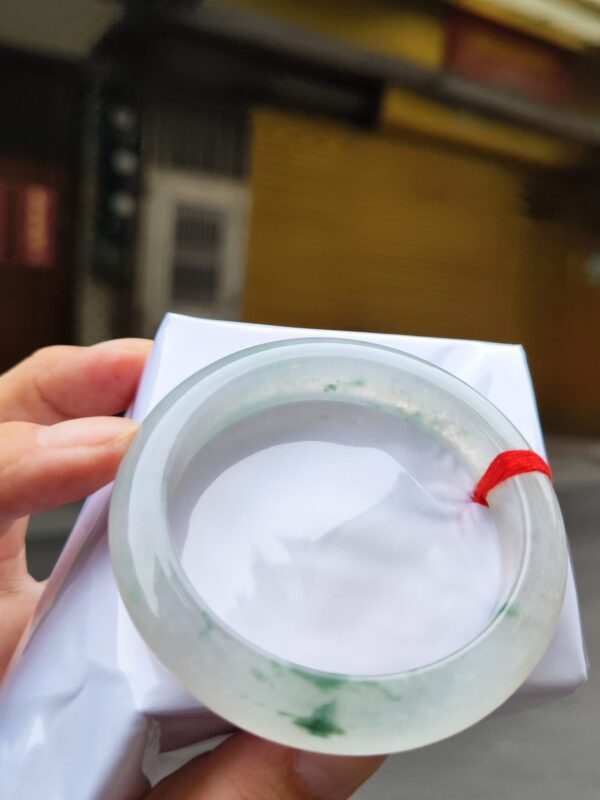 img_0807 天然緬甸玉A貨 ✨🔥 放光玻璃種 正圈厚庄手鐲 🔥