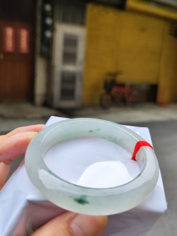 img_0811 天然緬甸玉A貨 ✨🔥 放光玻璃種 正圈厚庄手鐲 🔥