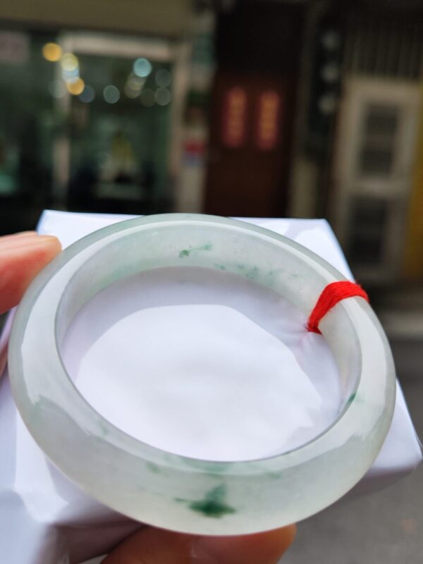 img_0812 天然緬甸玉A貨 ✨🔥 放光玻璃種 正圈厚庄手鐲 🔥