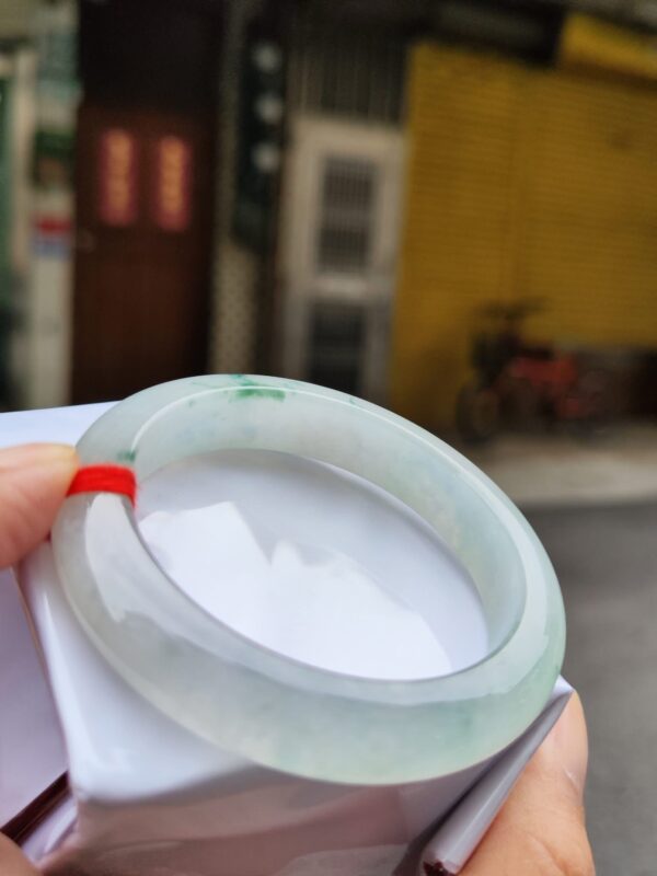 img_0815 天然緬甸玉A貨 ✨🔥 放光玻璃種 正圈厚庄手鐲 🔥