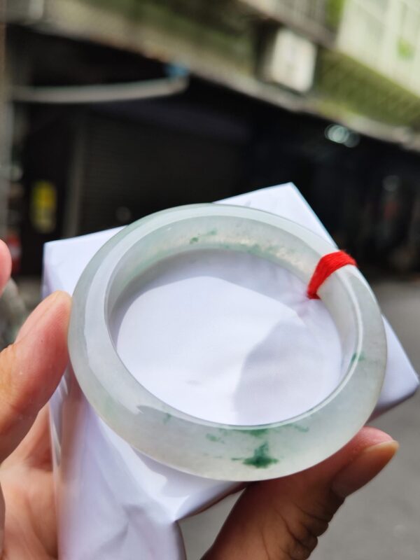 img_0824 天然緬甸玉A貨 ✨🔥 放光玻璃種 正圈厚庄手鐲 🔥