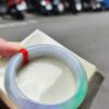 天然緬甸玉A貨｜四喜濃紫羅蘭春彩正圈厚庄手鐲