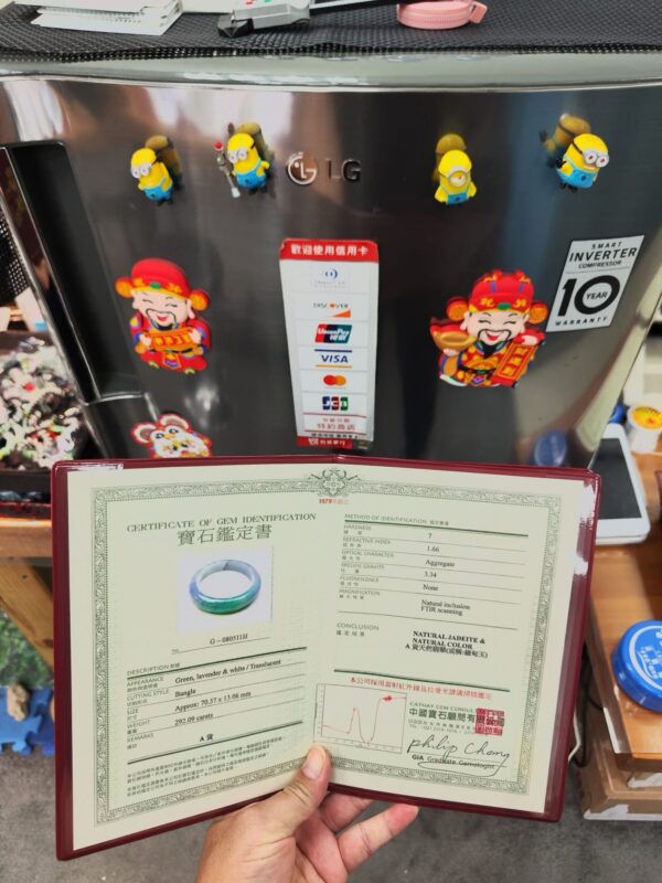 天然緬甸玉A貨｜四喜濃紫羅蘭春彩正圈厚庄手鐲