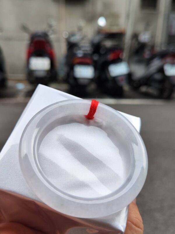 天然緬甸玉A貨
冰種｜白月光正圈圓骨手鐲