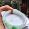 天然緬甸玉A貨｜飄陽綠正圈厚庄手鐲