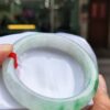 天然緬甸玉A貨｜飄陽綠正圈厚庄手鐲