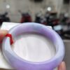 天然緬甸玉A貨
濃紫羅蘭｜正圈厚庄手鐲