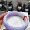 天然緬甸玉A貨
濃紫羅蘭｜正圈厚庄手鐲