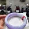 天然緬甸玉A貨
濃紫羅蘭｜正圈厚庄手鐲