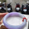 天然緬甸玉A貨
濃紫羅蘭｜正圈厚庄手鐲