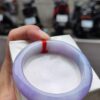 天然緬甸玉A貨
濃紫羅蘭｜正圈厚庄手鐲