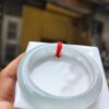 天然緬甸玉A貨
放光玻璃種｜白月光正圈厚庄手鐲