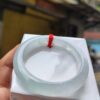 天然緬甸玉A貨
放光玻璃種｜白月光正圈厚庄手鐲