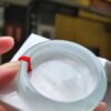 天然緬甸玉A貨
放光玻璃種｜白月光正圈厚庄手鐲