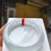 天然緬甸玉A貨
放光玻璃種｜白月光正圈厚庄手鐲