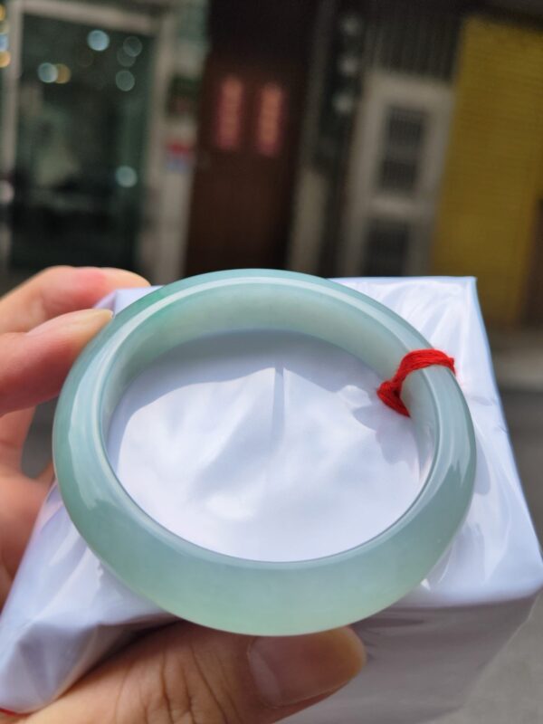 天然緬甸玉A貨
💎冰芙蓉種｜飄綠花正圈手鐲