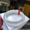 天然緬甸玉A貨｜頂級放光玻璃種飄花正圈手鐲