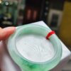 天然緬甸玉A貨｜冰種飄陽綠正圈超厚庄手鐲
