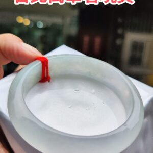 天然緬甸玉A貨｜頂級放光玻璃種正圈寬版手鐲
