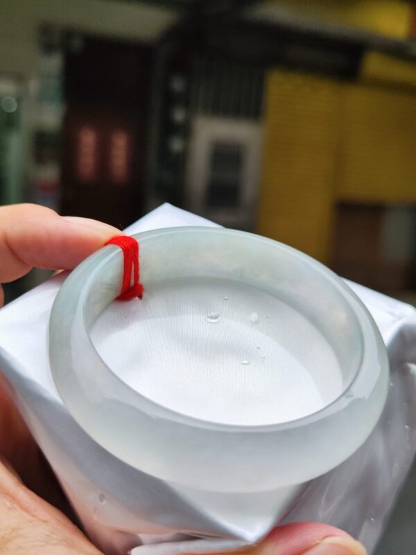 天然緬甸玉A貨｜頂級放光玻璃種正圈寬版手鐲