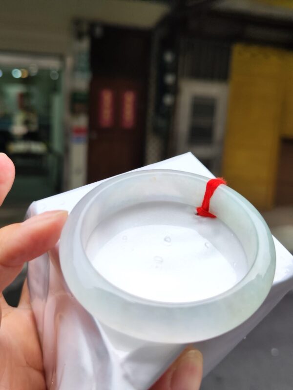 天然緬甸玉A貨｜頂級放光玻璃種正圈寬版手鐲