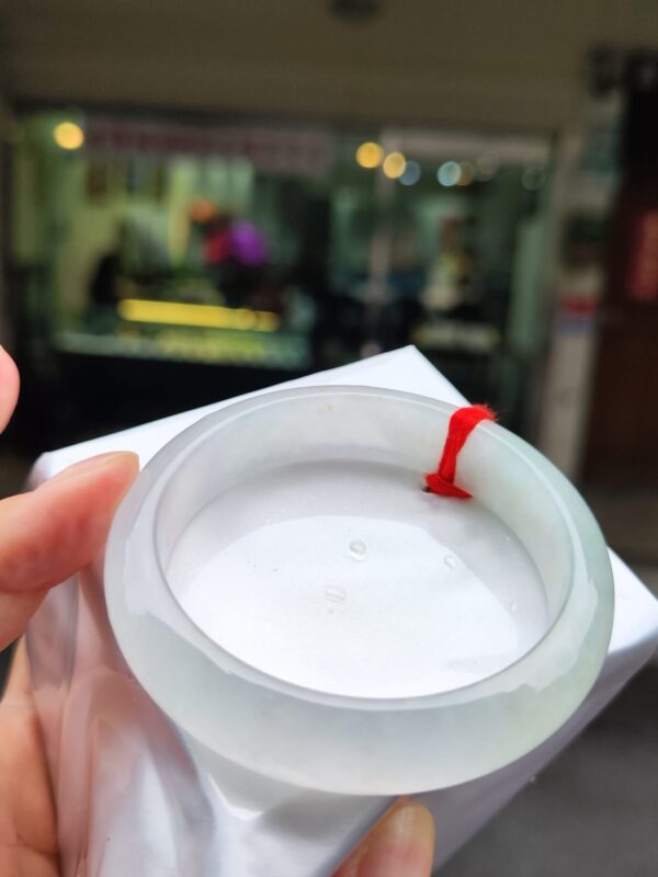 天然緬甸玉A貨｜頂級放光玻璃種正圈寬版手鐲