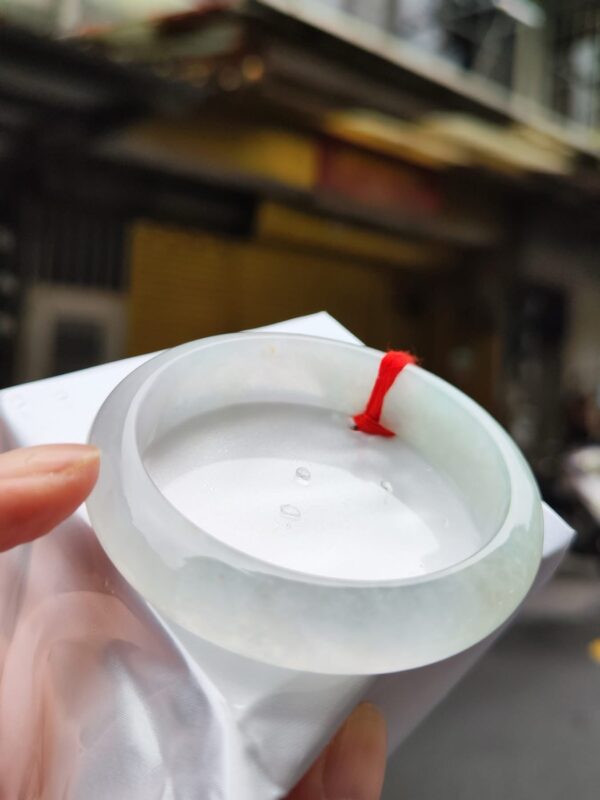 天然緬甸玉A貨｜頂級放光玻璃種正圈寬版手鐲