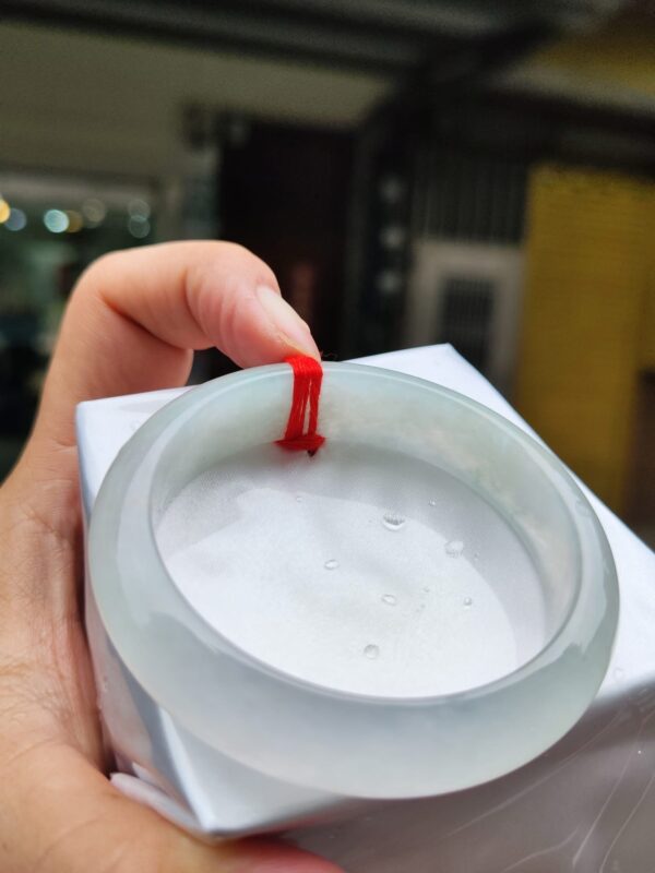 天然緬甸玉A貨｜頂級放光玻璃種正圈寬版手鐲