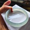 天然緬甸玉A貨 放光玻璃種正圈手鐲