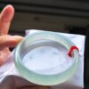 天然緬甸玉A貨 放光玻璃種正圈手鐲