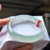 天然緬甸玉A貨 放光玻璃種正圈手鐲