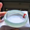 天然緬甸玉A貨 放光玻璃種正圈手鐲