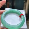 天然緬甸玉A貨 滿綠正圈厚庄手鐲