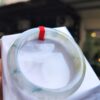 天然緬甸玉A貨 放光玻璃種飄蜜黃正圈手鐲