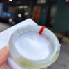 天然緬甸玉A貨 放光玻璃種飄蜜黃正圈手鐲