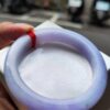 天然緬甸玉A貨 濃紫羅蘭厚庄正圈手鐲