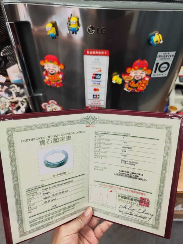 img_9971-2 天然緬甸玉A貨 冰種飄陽綠正圈圓骨手鐲