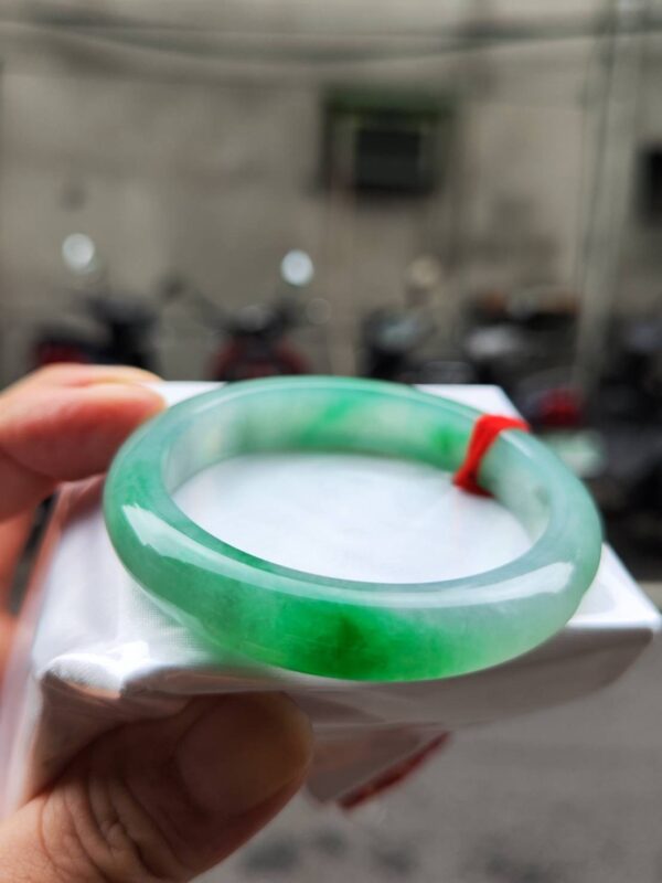 img_2269 天然緬甸玉A貨 冰種飄陽綠正圈手鐲