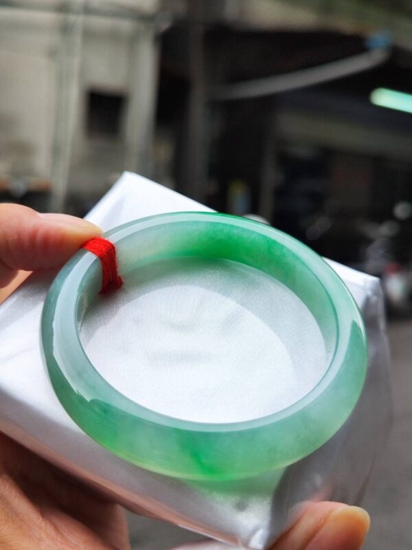 img_2271 天然緬甸玉A貨 冰種飄陽綠正圈手鐲