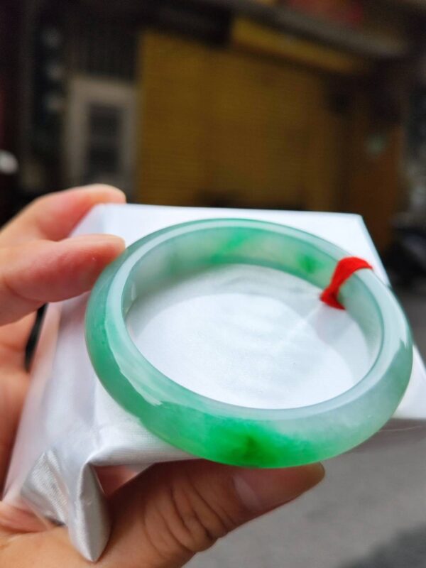 img_2272 天然緬甸玉A貨 冰種飄陽綠正圈手鐲