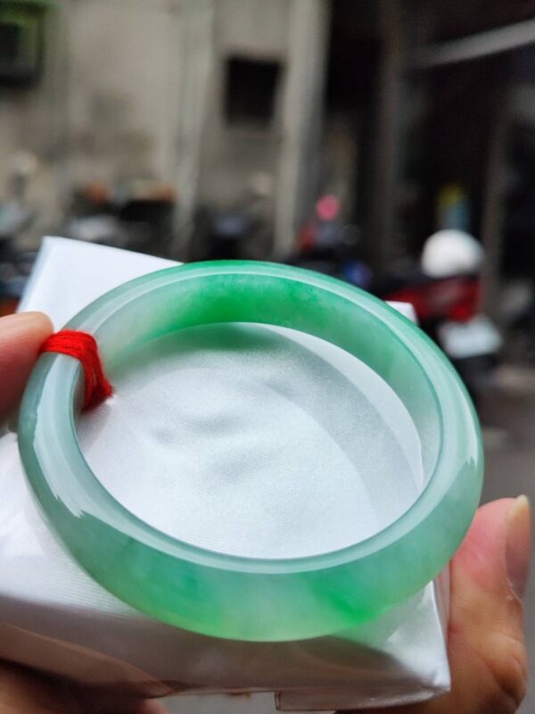 img_2274 天然緬甸玉A貨 冰種飄陽綠正圈手鐲