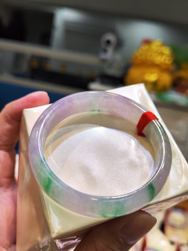 img_2277 冰種紫羅蘭春彩正圈手鐲|天然緬甸玉A貨