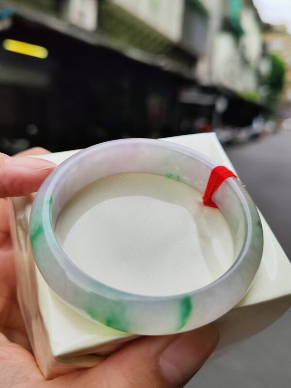 img_2285 冰種紫羅蘭春彩正圈手鐲|天然緬甸玉A貨