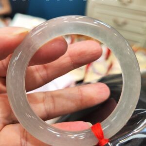 天然緬甸玉A貨 ✨ 🔥 放光玻璃種 正圈圓骨手鐲