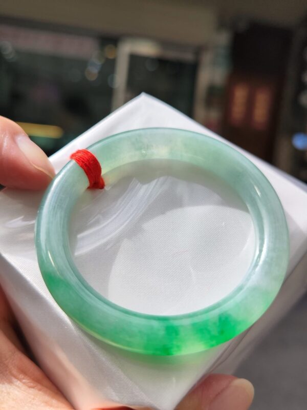 img_2317 ✨ 天然緬甸玉A貨 冰種飄陽綠正圈手鐲 ✨