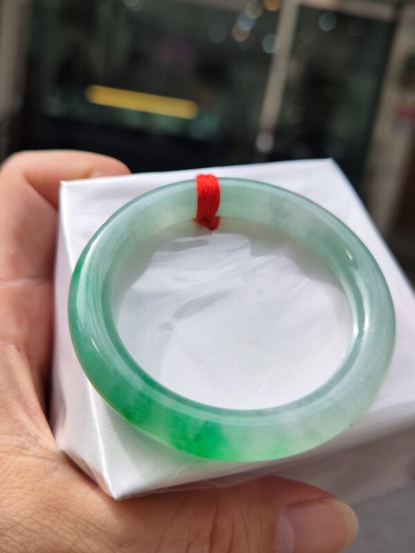 img_2321 ✨ 天然緬甸玉A貨 冰種飄陽綠正圈手鐲 ✨