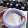 img_2330 天然緬甸玉A貨 濃紫羅蘭正圈厚庄手鐲