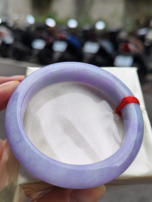 img_2335 天然緬甸玉A貨 濃紫羅蘭正圈厚庄手鐲