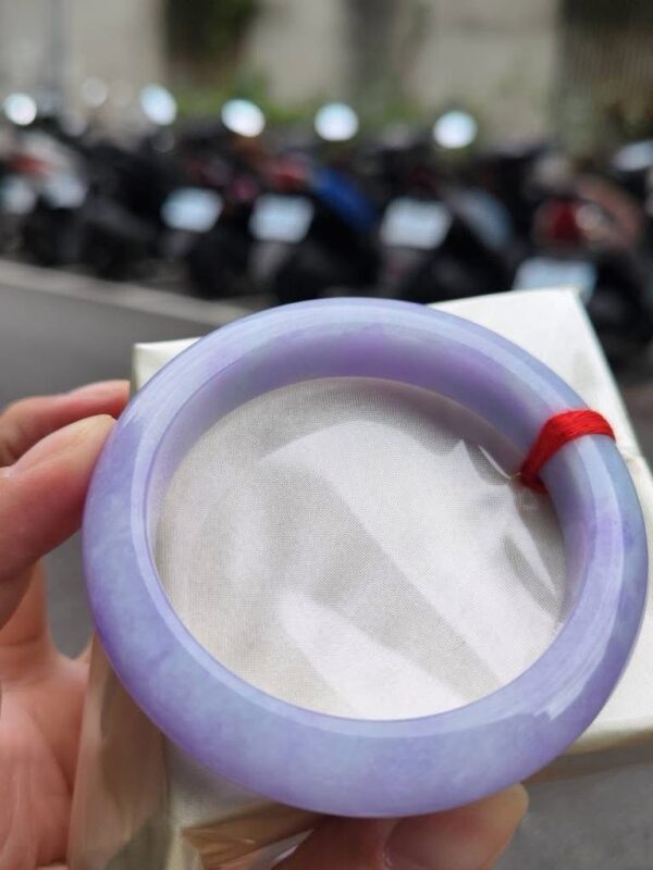 img_2338 天然緬甸玉A貨 濃紫羅蘭正圈厚庄手鐲