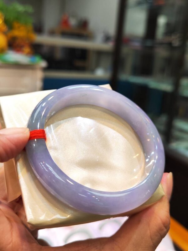 img_2345 冰種紫羅蘭正圈手鐲|天然緬甸玉A貨